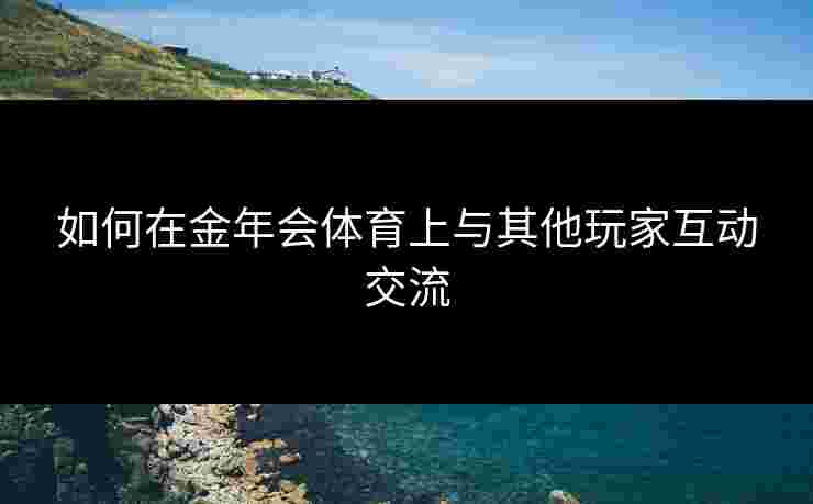 如何在金年会体育上与其他玩家互动交流