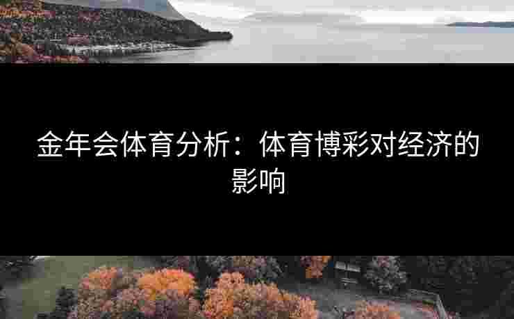金年会体育分析：体育博彩对经济的影响