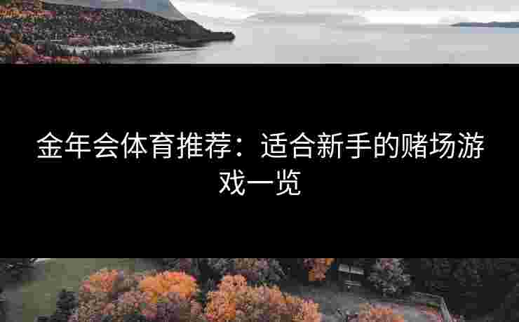 金年会体育推荐：适合新手的赌场游戏一览